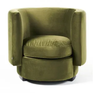 Arena Velvelt Fabric Occasional Tub Chair, Green by M Co Living, a Chairs for sale on Style Sourcebook