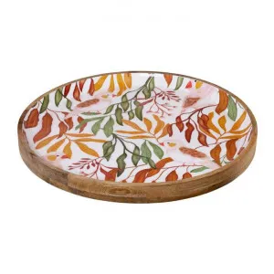 Flora & Finch Enamelled Mango Wood Serving Platter by j.elliot HOME, a Plates for sale on Style Sourcebook