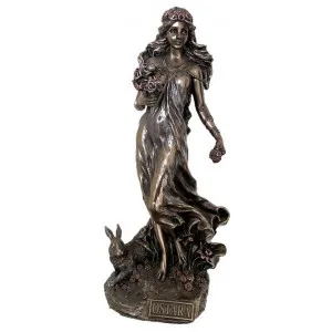 Veronese Cold Cast Bronze Coated Mythology Figurine, Ostara by Veronese, a Statues & Ornaments for sale on Style Sourcebook