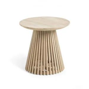 Irune 50cm Solid Timber Round Side Table - Natural by Interior Secrets - AfterPay Available by Interior Secrets, a Side Table for sale on Style Sourcebook
