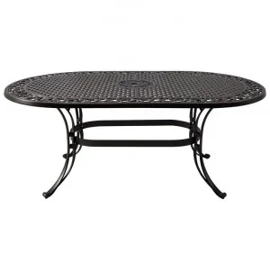 Fiji Cast Aluminium Oval Outdoor Dining Table, 183cm by CHL Enterprises, a Tables for sale on Style Sourcebook