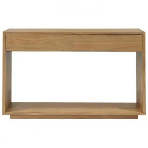 Oscar Mindi Wood 2 Drawer Hall Table, 120cm, Natural by Centrum Furniture, a Console Table for sale on Style Sourcebook