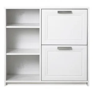 Erie Farmhouse 2 Drawer Filing Cabinet, Distressed White by Modish, a Filing Cabinets for sale on Style Sourcebook