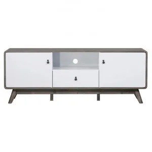Hendy 2 Door 1 Drawer TV Unit, 148cm, Grey Oak / White by Modish, a Entertainment Units & TV Stands for sale on Style Sourcebook