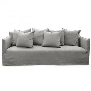 Como Linen Sofa Stone - 3 Seater by James Lane, a Sofas for sale on Style Sourcebook