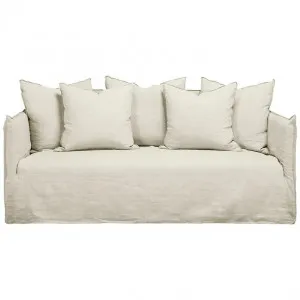Como Linen Sofa Oatmeal - 2.5 Seater by James Lane, a Sofas for sale on Style Sourcebook