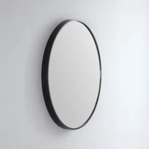 Modern Round Coloured Frame Bathroom Mirror - 7 colour options - 61cm Milano White by Luxe Mirrors, a Vanity Mirrors for sale on Style Sourcebook