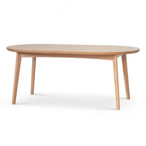 Brendon 1.85m Dining Table - Natural Oak by Interior Secrets - AfterPay Available by Interior Secrets, a Dining Tables for sale on Style Sourcebook