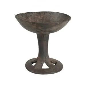 Tela Antique Timber Goblet Bowl by Florabelle, a Decorative Plates & Bowls for sale on Style Sourcebook
