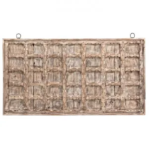 Delan Carved Reclaimed Timber Panel Wall Decor, 147cm by Florabelle, a Wall Hangings & Decor for sale on Style Sourcebook