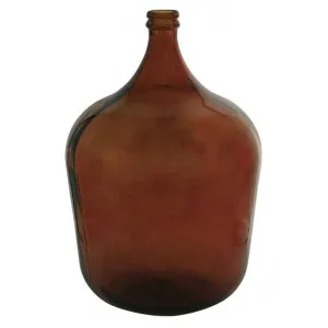 Garrafa Glass Bottleneck Vase, Large, Brown by Florabelle, a Vases & Jars for sale on Style Sourcebook