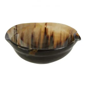 Deiro Horn Bowl by Florabelle, a Decorative Plates & Bowls for sale on Style Sourcebook