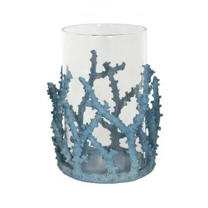 Warwick Coral Sculpture Candle Holder, Large, Blue by Florabelle, a Candle Holders for sale on Style Sourcebook