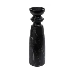 Santiago Marble Candlestick, Large, Black by Florabelle, a Candle Holders for sale on Style Sourcebook