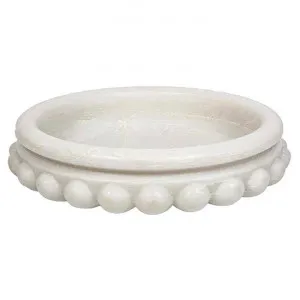 Jaipur Giant Marble Bowl, White by Florabelle, a Decorative Plates & Bowls for sale on Style Sourcebook