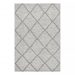 Maison Jasmin Rug 155x225cm in Black/Off White by OZ Design, a Contemporary Rugs for sale on Style Sourcebook