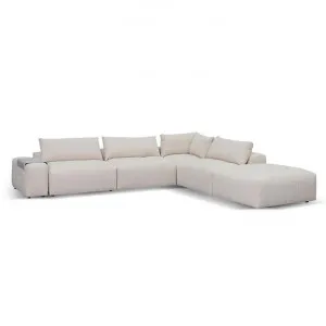 Oliver Modular Chaise Fabric Sofa - Taupe Beige by Interior Secrets - AfterPay Available by Interior Secrets, a Sofas for sale on Style Sourcebook