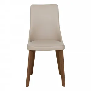 Panama Dining Chair in Leather Light Mocha / Stain by OzDesignFurniture, a Dining Chairs for sale on Style Sourcebook