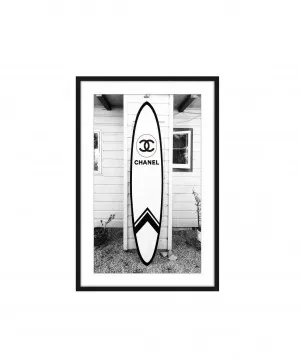 Fashion Surfboard B Framed Wall Art 120cm x 80cm by Luxe Mirrors, a Artwork & Wall Decor for sale on Style Sourcebook