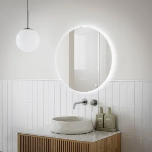 Ingrain Round Frameless Backlit LED Mirror by Ingrain, a Vanity Mirrors for sale on Style Sourcebook