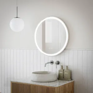 Ingrain Round Frameless Frontlit LED Mirror by Ingrain, a Vanity Mirrors for sale on Style Sourcebook