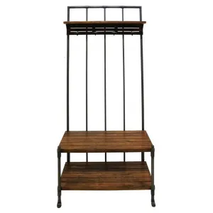 Chevril Mango Wood & Steel Hallway Stand by Chateau Legende, a Console Table for sale on Style Sourcebook