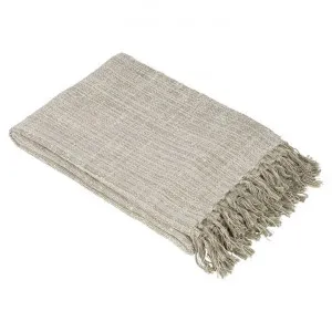 Alia Blended Cotton Throw, 180x140cm by Florabelle, a Throws for sale on Style Sourcebook