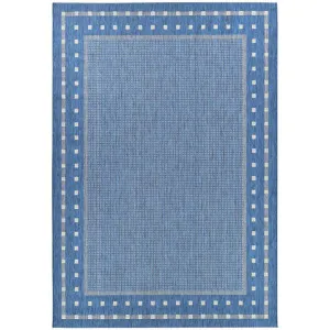 Colonia No.4840 Indoor / Outdoor Rug, 150x80cm, Blue by Austex International, a Outdoor Rugs for sale on Style Sourcebook