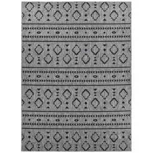 Pacific No.3333 Indoor / Outdoor Rug, 230x160cm, Grey / Black by Austex International, a Outdoor Rugs for sale on Style Sourcebook