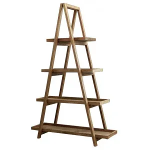 Amuri Recycled Pine Timber A-frame Ladder Display Shelf by Winsun Furniture, a Wall Shelves & Hooks for sale on Style Sourcebook