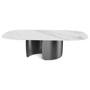 Bariana Ceramic & Metal Dining Table, 260cm by Viterbo Modern Furniture, a Dining Tables for sale on Style Sourcebook