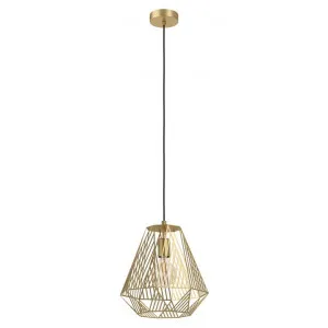 Stype Steel Pendant Light, Gold by Eglo, a Pendant Lighting for sale on Style Sourcebook
