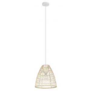 Ayesgarth Rattan Pendant Light by Eglo, a Pendant Lighting for sale on Style Sourcebook