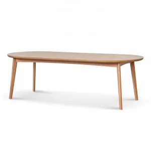 Brendon 2.4m Dining Table - Natural Oak by Interior Secrets - AfterPay Available by Interior Secrets, a Dining Tables for sale on Style Sourcebook