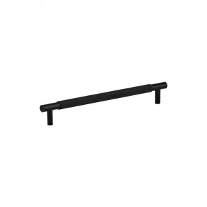 Tezra Textured Cabinetry Pull 220mm • Matte Black by ABI Interiors Pty Ltd, a Cabinet Hardware for sale on Style Sourcebook