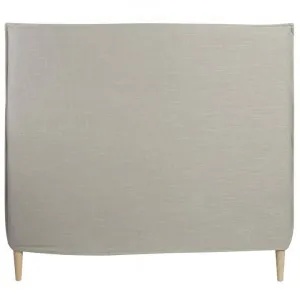Sloane Fabric Tuft Bed Headboard, Queen, Beige by Canvas Sasson, a Bed Heads for sale on Style Sourcebook