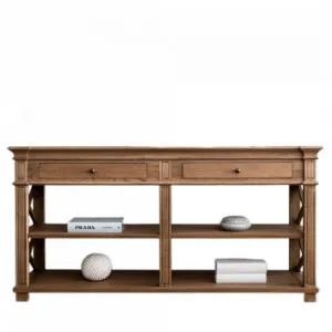 North Harbour' Cross Leg Console Oak by Style My Home, a Console Table for sale on Style Sourcebook