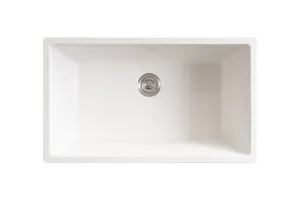 Bellevue Large Rectangular Sink Matte White by ADP, a Kitchen Sinks for sale on Style Sourcebook