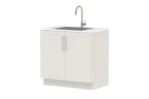 Laundry All-In-One Sink Cabinet with Clovelly Large Rectangular Sink by ADP, a Troughs & Sinks for sale on Style Sourcebook
