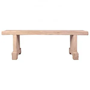 Jinya Reclaimed Elm Timber Bench, 160cm by Affinity Furniture, a Benches for sale on Style Sourcebook