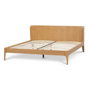 Belmont King Bed Frame - Natural Oak by Interior Secrets - AfterPay Available by Interior Secrets, a Beds & Bed Frames for sale on Style Sourcebook
