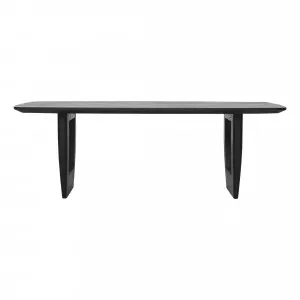 Cortez Dining Table 220cm in Sandblast Black by OzDesignFurniture, a Dining Tables for sale on Style Sourcebook