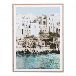 Amalfi Village Framed Print in 100 x 135cm by OzDesignFurniture, a Prints for sale on Style Sourcebook