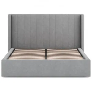 Kingsdale III Fabric Platform Bed, King, Flint Grey by Conception Living, a Beds & Bed Frames for sale on Style Sourcebook