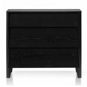 Cheero Wooden 3 Drawer Dresser, Black by Conception Living, a Dressers & Chests of Drawers for sale on Style Sourcebook