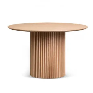 Elliot Wooden Round Dining Table, 120cm, Natural by Conception Living, a Dining Tables for sale on Style Sourcebook