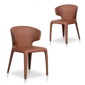 Set of 2 - Pollard Dining Chair - Brown by Interior Secrets - AfterPay Available by Interior Secrets, a Dining Chairs for sale on Style Sourcebook