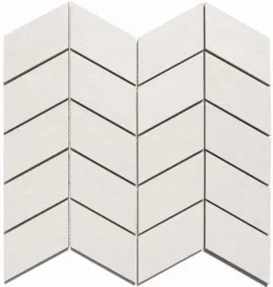 Papyrus Pearl Chevron Mosaic (285x300) by Groove Tiles, a Porcelain Tiles for sale on Style Sourcebook