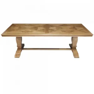 Kensington' Parquetry Oak Dining Table 2m by Style My Home, a Dining Tables for sale on Style Sourcebook
