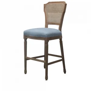 April' Luxury Upholstered Kitchen Stool- Duck Egg Blue by Style My Home, a Bar Stools for sale on Style Sourcebook